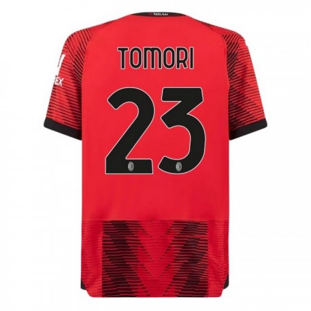 Camisola AC Milan Tomori 23 1º Equipamento 2023-24 Manga Curta